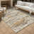 Machine Washable Indoor/Outdoor Chantille ACN2595 Abstract Rug-2118604677-2118604672