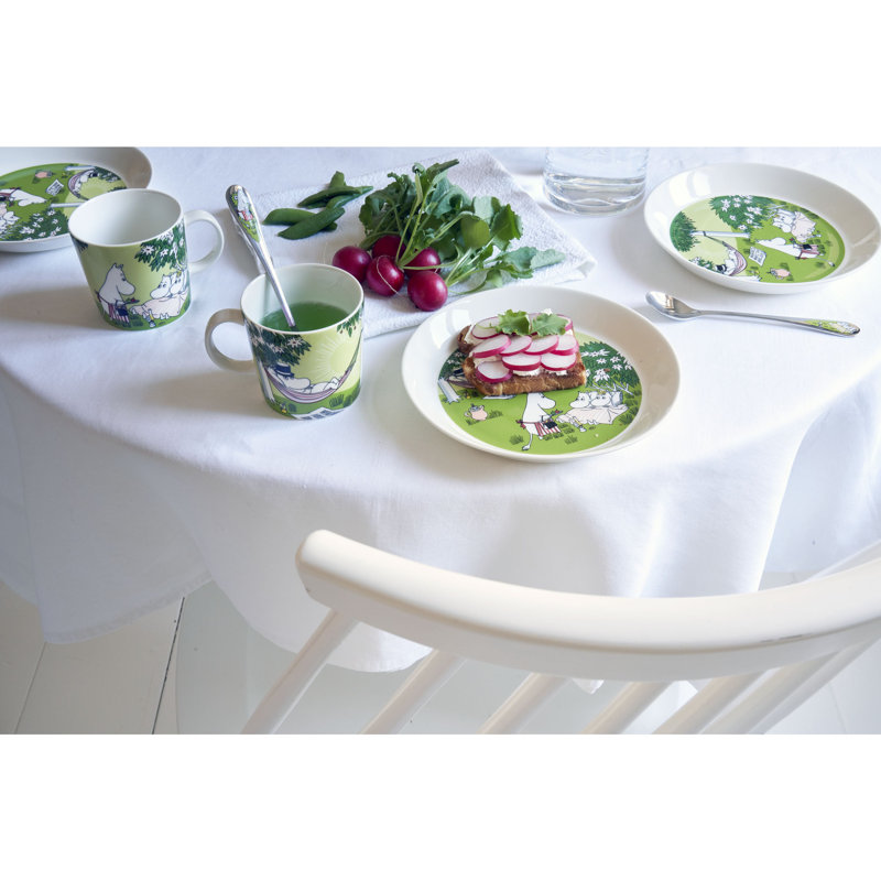 Moomin Mug 10oz Moomintroll Green