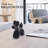 Cute Ceramics Black Balloon Dog Statue Crafts Living Room Desktop Decorations,Handmade Modern Small Ceramic Animal Statue Ornament Home Decor Accents-372873761