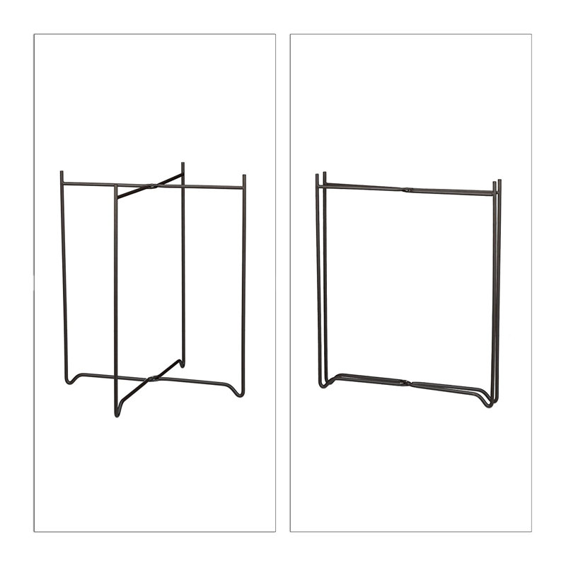 Gilmore Tray Top Cross Legs End Table