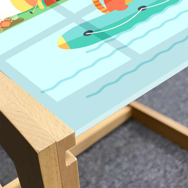 Jalacia Sled Coffee Table, 40cm H x 91cm W x 62cm D