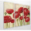 «Red Serenity and Lace II» - reproduction sur toile tendue-23818454