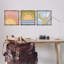 Ensemble de 3 toiles flottantes Rising Sun & Moon par Tina Finn-457429204-463860625