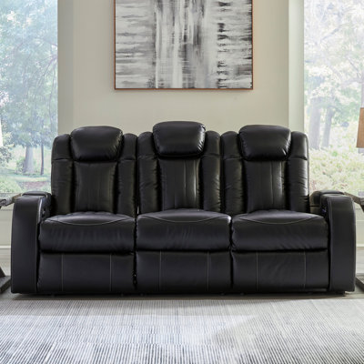 Gwenny 86'' Faux Leather Power Reclining Sofa