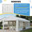 13 ft. W x 26 ft. D Outdoor Galvanized Steel Party Tent with Storage bags and 4 Sandbags-123018353