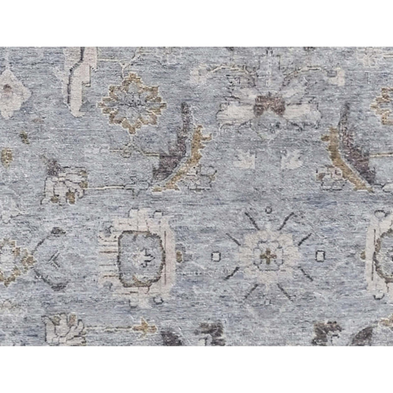 Tapis rectangulaire en laine noué à la main, Rectangle 12 pi x 15 pi