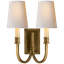 Thomas O'Brien Modern Library Double Sconce-51176993-89223524