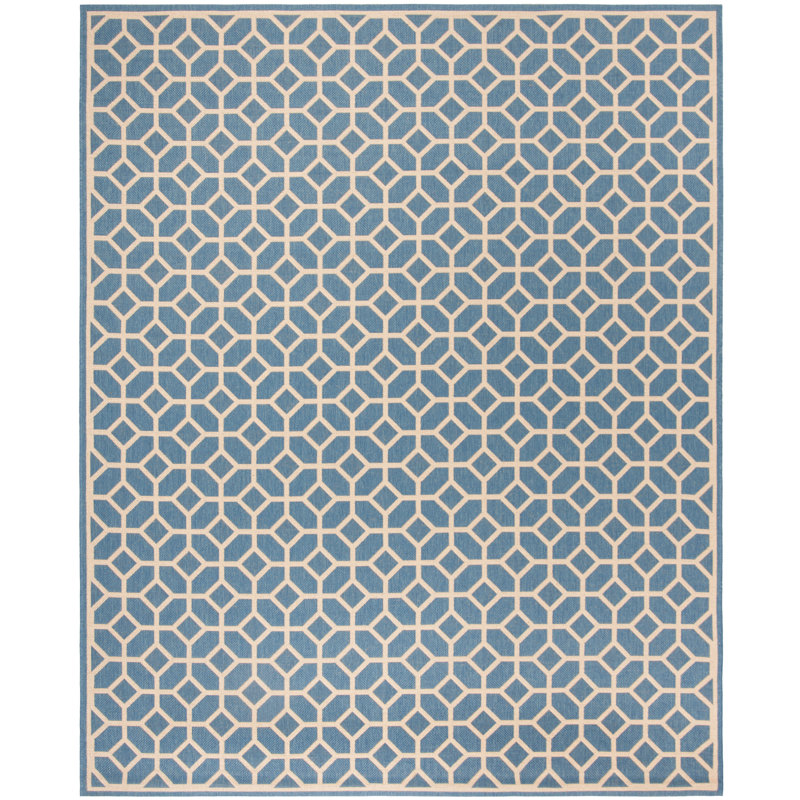 Gaitani Performance Geometric Indoor/Outdoor Area Rug, Rectangle 9' x 12'