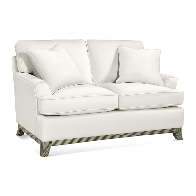 Oaks Way Loveseat, Elite Ivory; 0321-91, Graystone Finish
