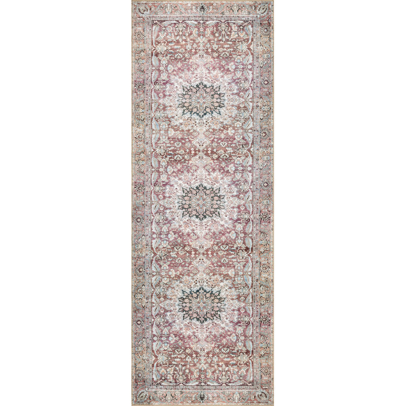 Tapis rouge Ketillogh, Tapis de couloir 2 pi 6 po x 12 pi