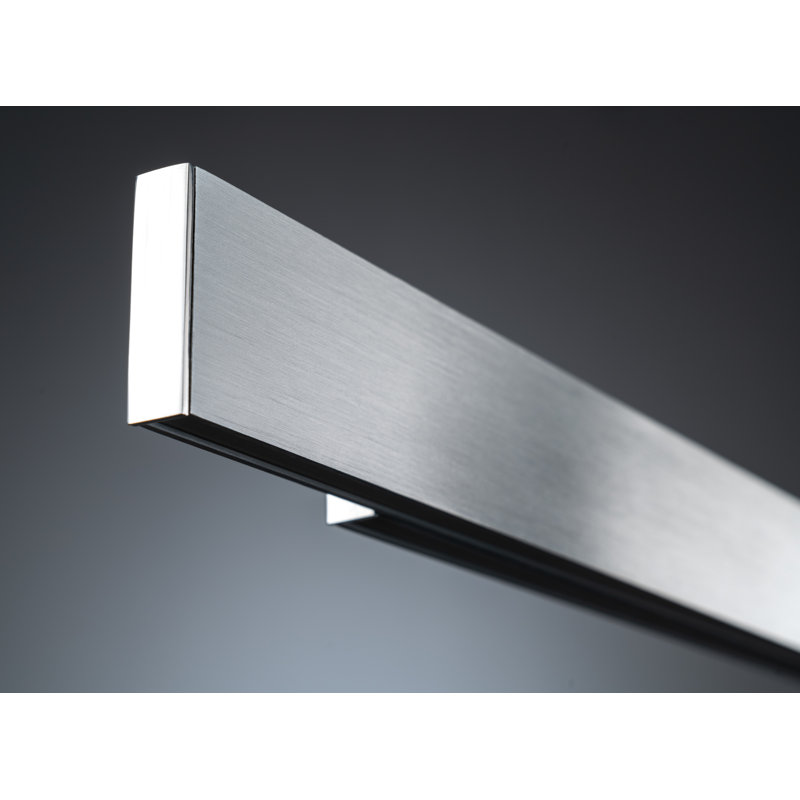 "SCHÖNER WOHNEN KOLLEKTION", Pendant lamp Stripe 1X LED 24,0 W Inkl., Matt , Aluminium Colours,Via Wall Switch In 3 Steps Dimmable, 860019