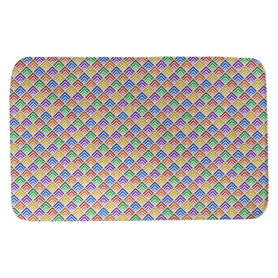 Tapis pour salle de bain dégradé Avicia