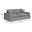Asher 82" Upholstered Sofa-61019093