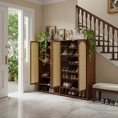 42 Pair Shoe Storage Cabinet