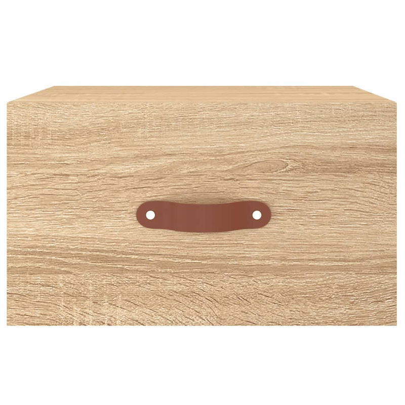 Mansoura 1 - Drawer Square Accent Chest, Sonoma Oak