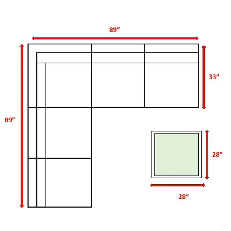 Ensemble de conversation en osier pour 4 personnes avec coussins entièrement assemblé