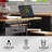53inch Large Kitchen Island with Drop Leaf, Power Outlet, Door Storage, Rolling Kitchen Cart-1803479737
