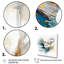 Teal Adn Gold Elegance III - Minimalisme, impression d'art mural-1896604653-1896604654
