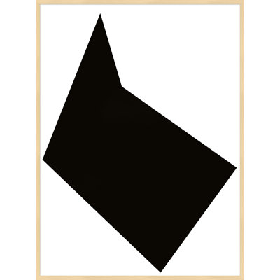 Sharp Graphic' Framed Graphic Art Print on Canvas