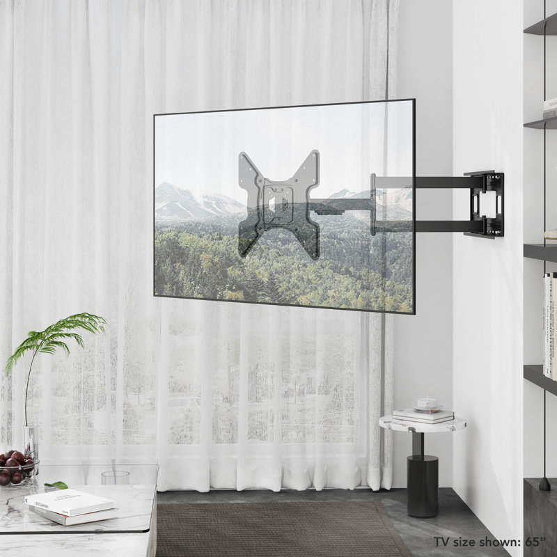 Extended Reach Full-Motion Heavy Duty TV Wall Mount - 40" Arm, 110 lbs Capacity