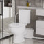 Système de toilette Macerating, puissant et durable, toilette à chasse d'eau pour la pompe Macerator du sous-sol avec évent AC et 4 entrées d'eau SUPERFLO
