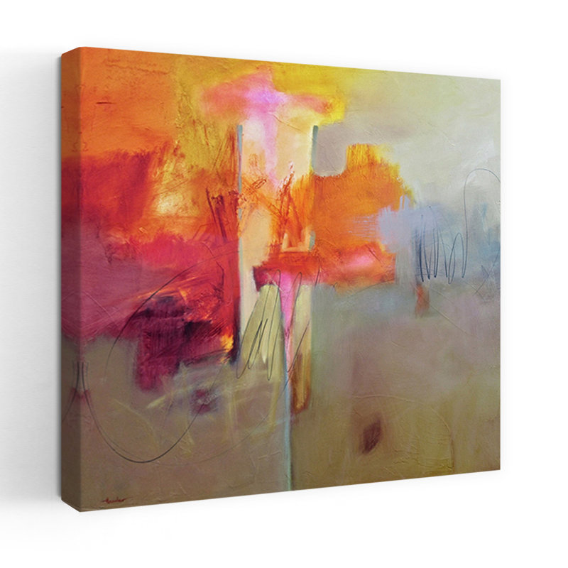 Second Chances III, art abstrait contemporain, H 18 po x l 18 po
