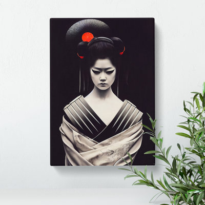 XC1022-1685X Contemporary Geisha No.1 - Wrapped Canvas Print