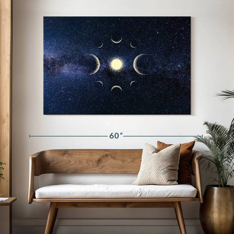 Oberle Abstract Space, 34" H x 51" W