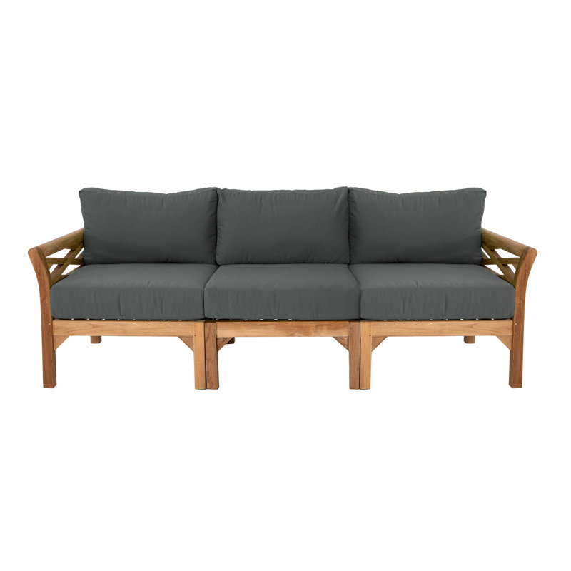 Boduram Outdoor 3 - Seat Patio Sofa, Coal