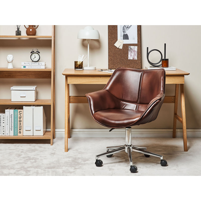 George Oliver Madely Office Chair, Brown