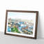 Rooftop View of Gran Canaria - Picture Frame Painting Print-56705334-56705335