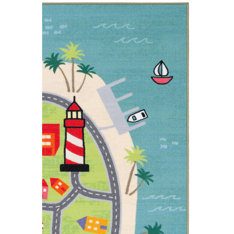 Tapis lavable à la machine Kids Playhouse 200 Performance, Rectangle 6 pi 7 po x 9 pi