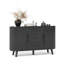 Buffet avec 2 portes coulissantes et 3 tiroirs