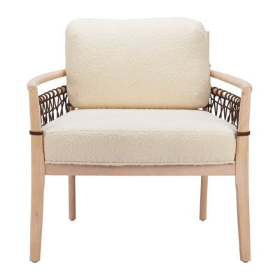 Wezly Accent Chair Ivory