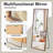 Solid Wood Frame Full-Length Mirror