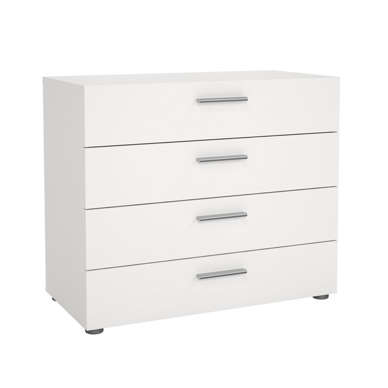 Gianna 4 Drawer 31.57'' W Dresser, White