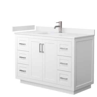 Miranda 48" Freestanding Single Bathroom Vanity with Cultured Marble Top