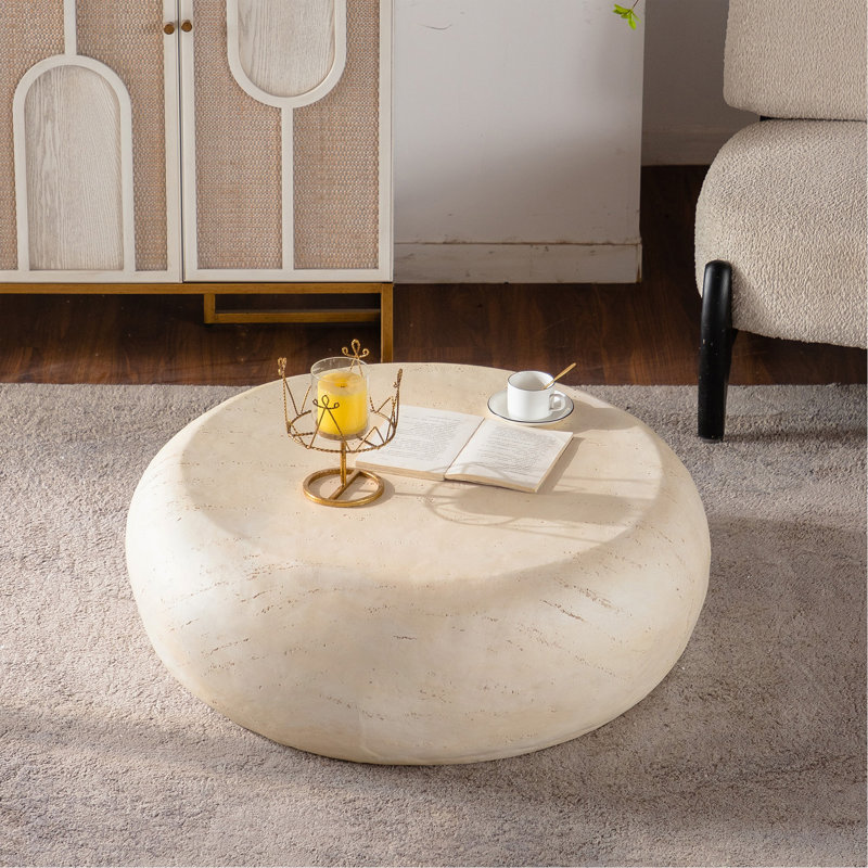 Table basse ronde Mid-Century
