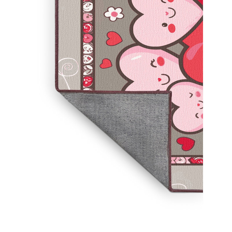 Tapis de Noël East Urban Home, Rectangulaire 2 pi x 3 pi
