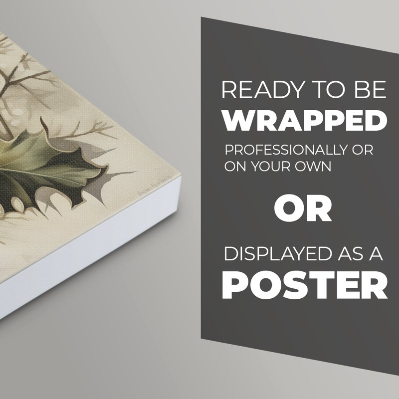 Christmas Holiday Art DCCV - Impression sur toile seulement - NON-CADRE, H 36 po x l 24 po