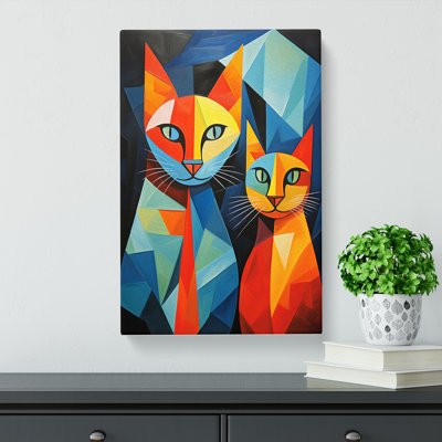 Egyptian Cat Cubism No.2 - Print