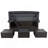 82.7'' Wide Wicker Patio Daybed with Cushions-350231038