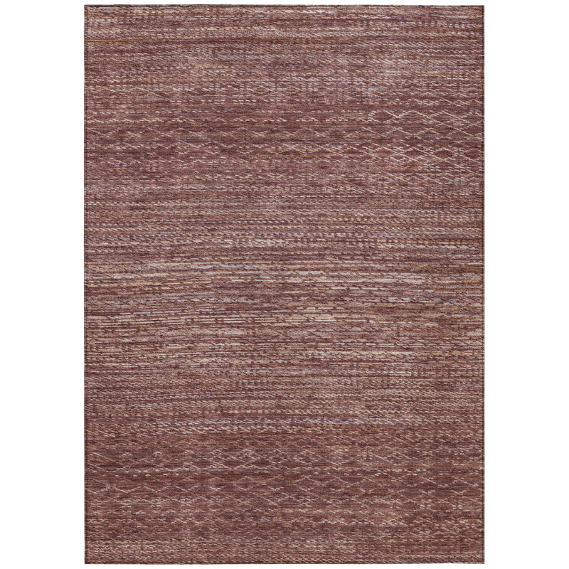 Machine Washable Indoor/Outdoor Colman ACN2150 Striped Rug, Rectangle 2'6" x 3'10"