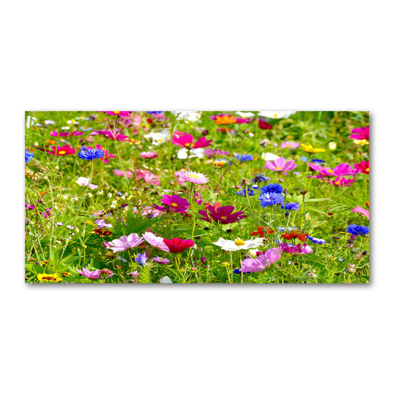 Field Flowers - Wrapped Canvas Print