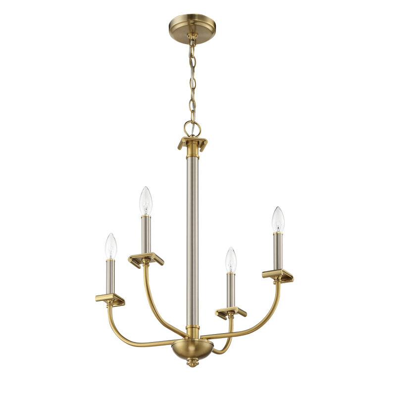 Lustre classique à 4 lumières de style bougie Geurie