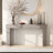 63" Hollow Leg Console Table | Modern Entryway Sofa Table for Living Room, Hallway & Foyer-271093516