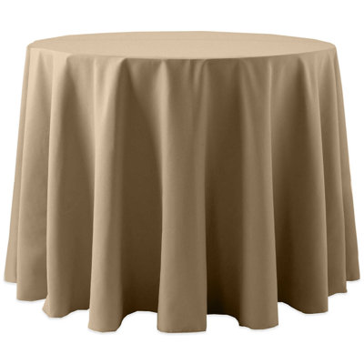 Yasser Khalil Solid Color Round Tablecloth
