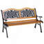Banc de jardin extérieur, banc de parc