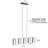 Elliyanna 5 - Light Dimmable Cylinder Chandelier Modern Farmhouse Chandelier Black Chandelier Light Fixture Dinning Room Chandelier
