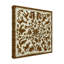 «Folk Story in Brown», reproduction d'impression sur toile tendue-33520126
